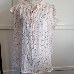 Sweet Rain Heart Blouse 2XL
